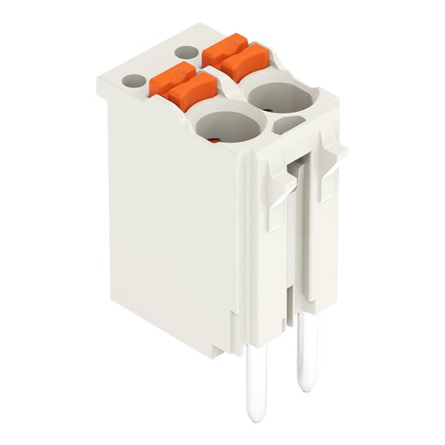 Gniazdo picoMAXeCOM raster 3,5mm 2‑biegunowe z prostymi pinami lutowniczymi bez płytki 2091‑1172 /200szt./ WAGO