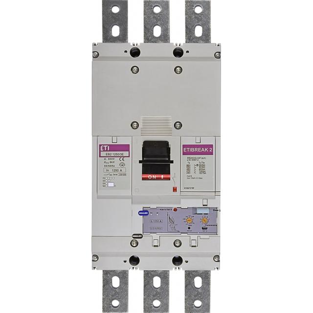 Wyłącznik mocy 70kA wyzw. elektroniczny EB2 1250/3E 1250A 3P 004672240 ETI