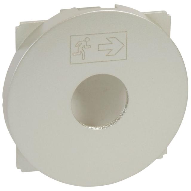 CELIANE - PLAKIETKA ŁĄCZNIKA OŚWIETLENIA AWARYJNEGO TYTANOWA, Legrand