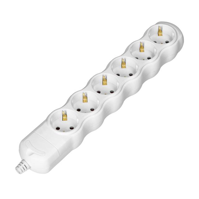 Rozgałęźnik wielogniazdowy 6x2P+Z Schuko biały OR-AE-13268(GS)/W ORNO