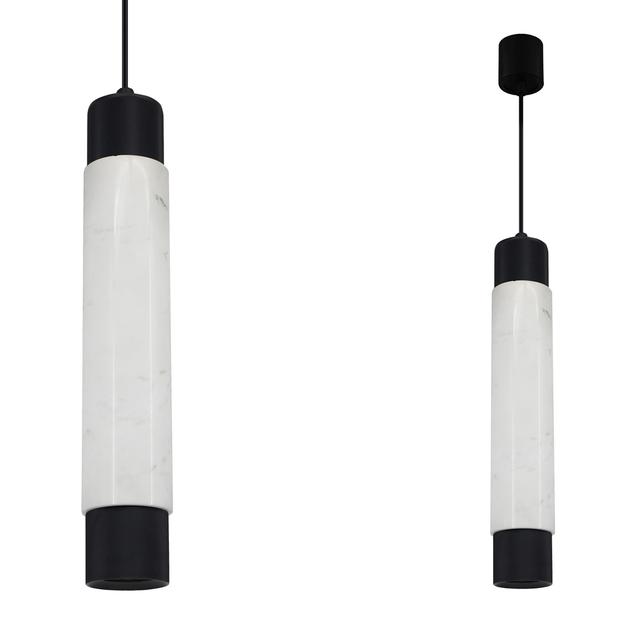 Milagro lampa wisząca Marble GU10 biało/czarna ML6341