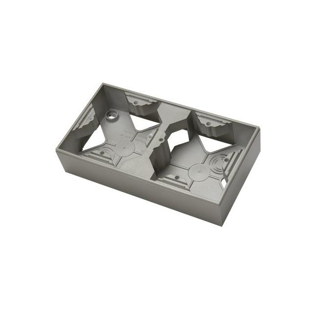 AS Puszka instalacyjna podwójna - kolor satyna light