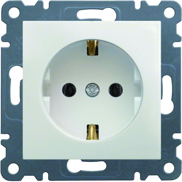 lumina Gniazdo SCHUKO biały WL1050 HAGER