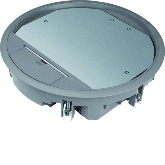 tehalit.VE-EE Pokrywa uchylna VR10 fi275 wykładzina 12mm stal szary PA VR10127011 HAGER