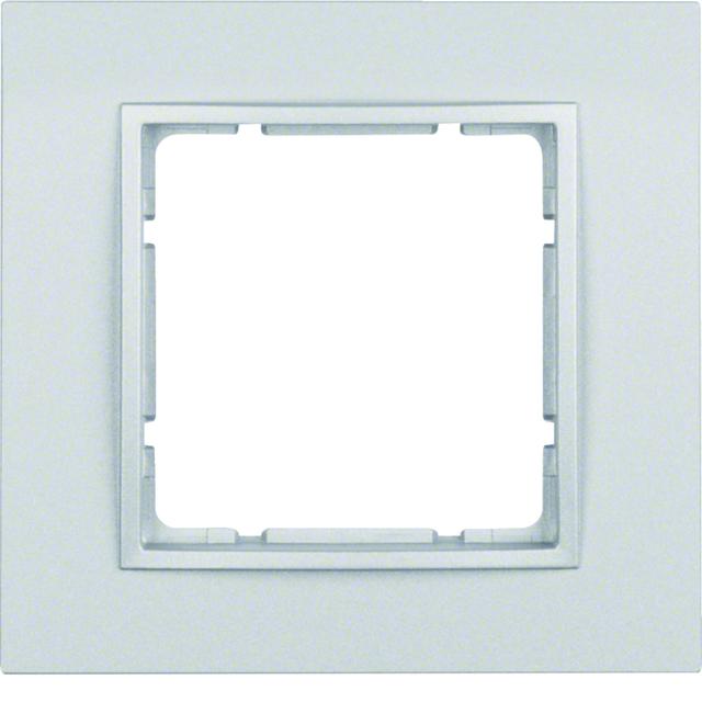 BERKER B.7 Ramka pojedyncza aluminium mat 10116424 HAGER