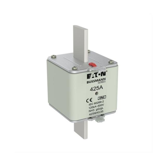 NH FUSE 425A 500V 3 GG/GL SIZE 3 Wkładka NH3 425A 500V GL/GG podwójny wskaźnik 425NHG3B EATON