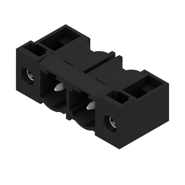 SL 7.62HP/02/90F 3.2 SN BK BX Wtyki PCB (złącza płyty), 7.62 mm, Liczba biegunów: 2, kąt odejścia: 90° /72szt./ 1026850000 WEIDMÜLLER