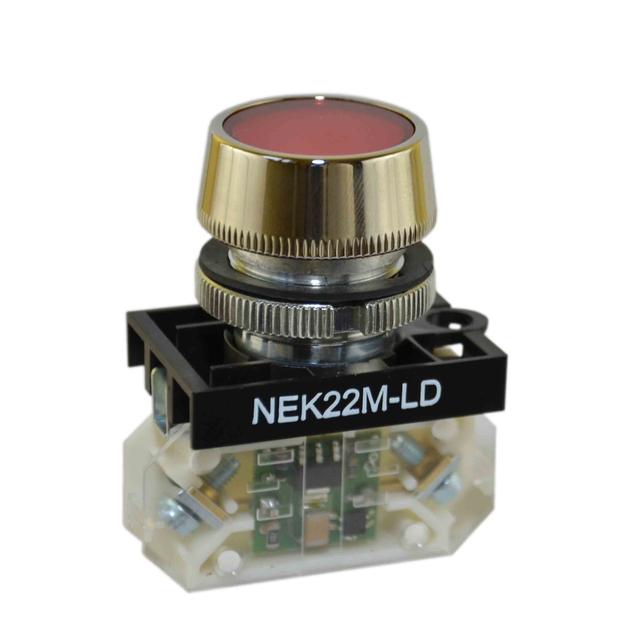 Lampka NEK22MLDB 24-230V czerwona