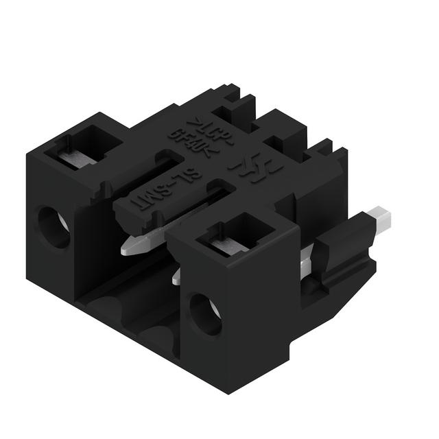 SL-SMT 3.50/02/180LF 1.5SN BK BX Wtyki PCB (złącza płyty), 3.50 mm, Liczba biegunów: 2, kąt odejścia: 180° /132szt./ 1804700000 WEIDMÜLLER
