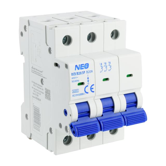 Wyłącznik nadprądowy 6kA 3P B20A OCB/B20/3P 87.630 OPATÓWEK