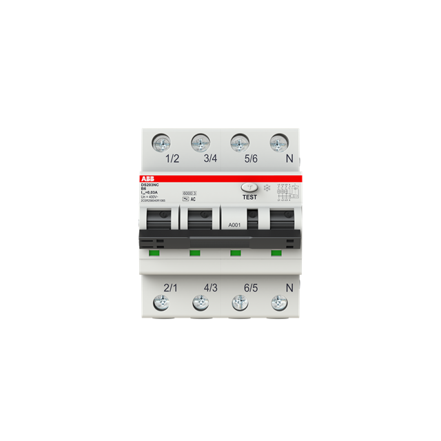 DS203NC B8 AC30 wył. różn.-prąd. z blokiem nadmiarowym