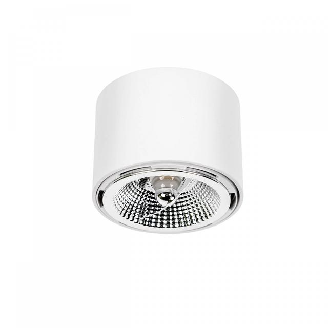 CHLOE AR111 IP20 okrągła biała nieruchoma