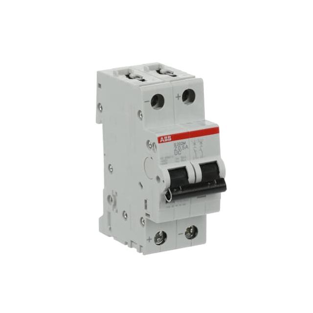 S202M-Z0.5UC Wyłącznik nadprądowy 10kA AC/DC 2P Z0.5A 2CDS272061R0158 ABB
