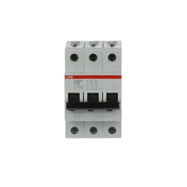 S203M-D16 Wyłącznik nadprądowy 10kA 3P D16A 2CDS273001R0161 ABB