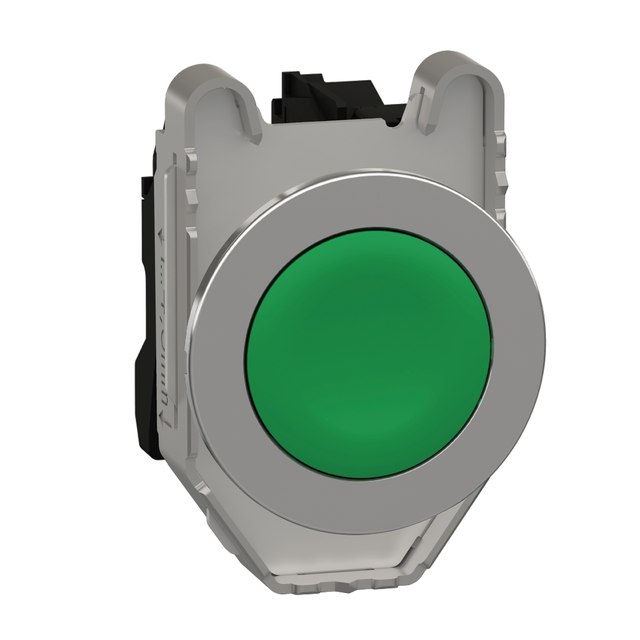 Harmony XB4 Przycisk zlicowany metal zielony fi30 z samopowrotem nieoznaczony 1Z  XB4FA31 Schneider