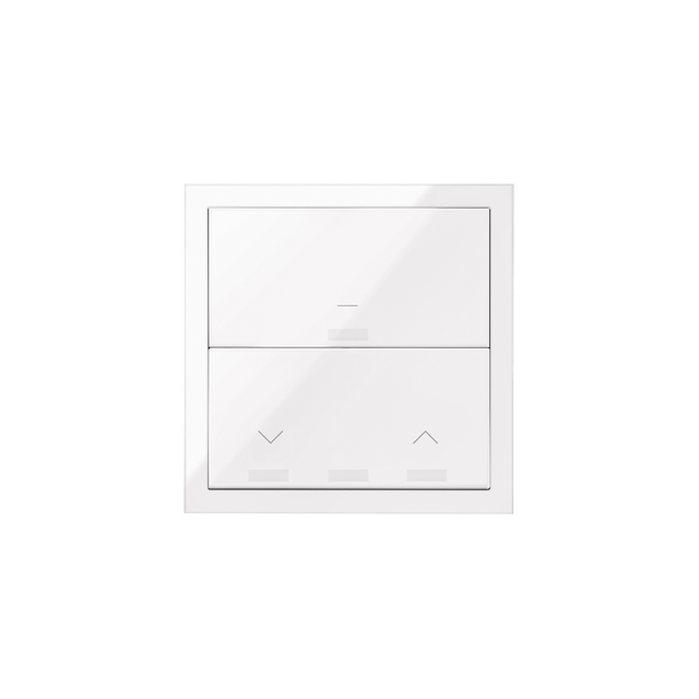 Simon 100 Panel 1-krotny: iO 1 klawisz Master+1 klawisz roletowy Master biały