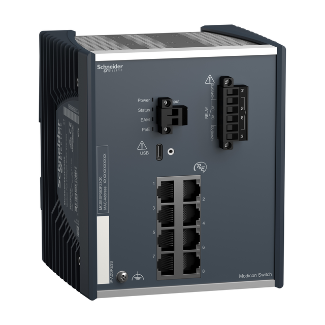 Modicon PoE Switch Zarządzalny 8TX