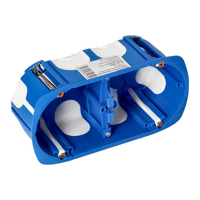 Puszka podtynkowa 60mm, wiatroszczelna, podwójna