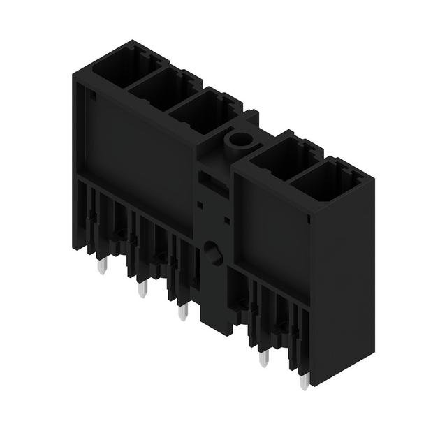 SV 7.62HP/05/180MF4 3.5SN BK BX Wtyki PCB (złącza płyty), 7.62 mm, Liczba biegunów: 5, kąt odejścia: 180° /36szt./ 1048600000 WEIDMÜLLER