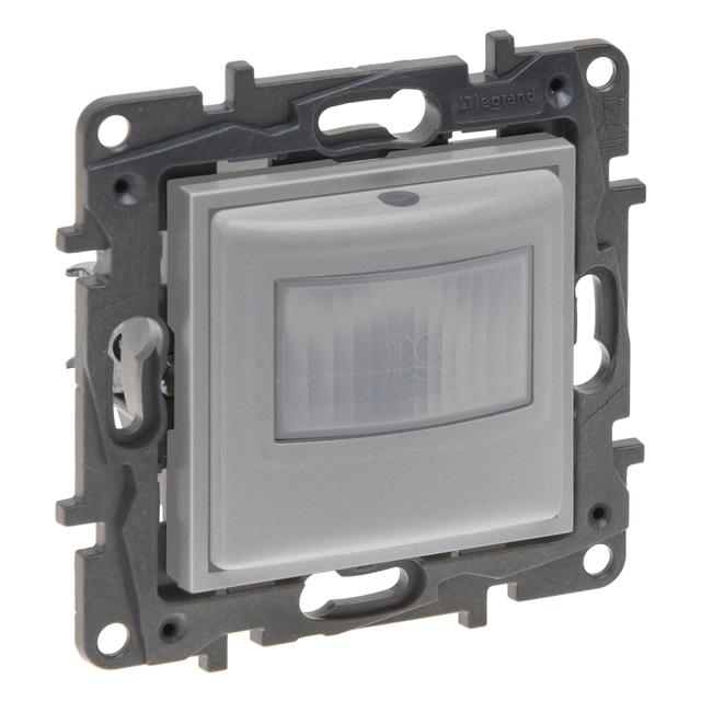 Niloe Step - łącznik automatyczny, 2 przewodowy, bez N- kolor aluminium, Legrand