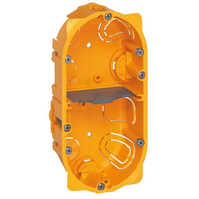 BATIBOX PUSZKA PODWÓJNA PRZELOTOWA DO KARTON-GIPSU 40 MM, Legrand