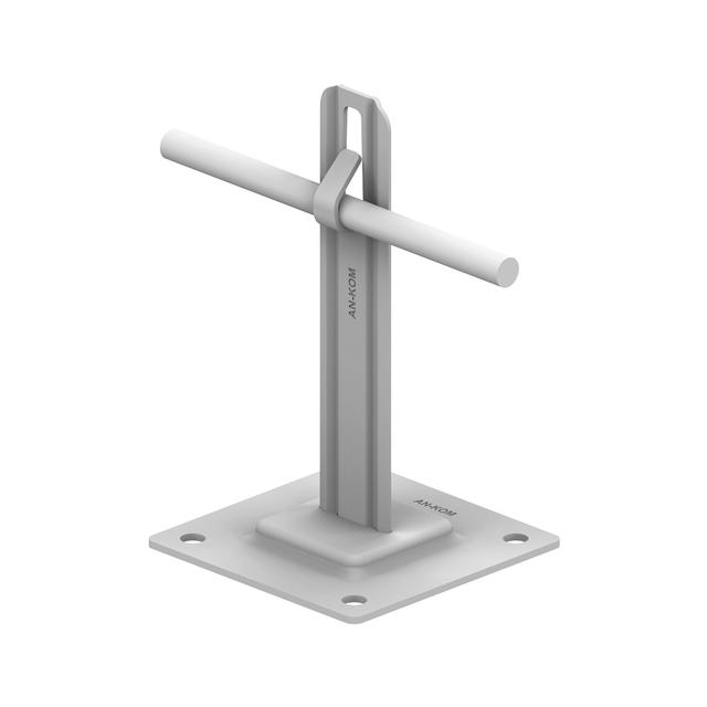 AN-11A/OG/-N Uchwyt na płytce stalowej H=12cm Z-zagięcie /OG/