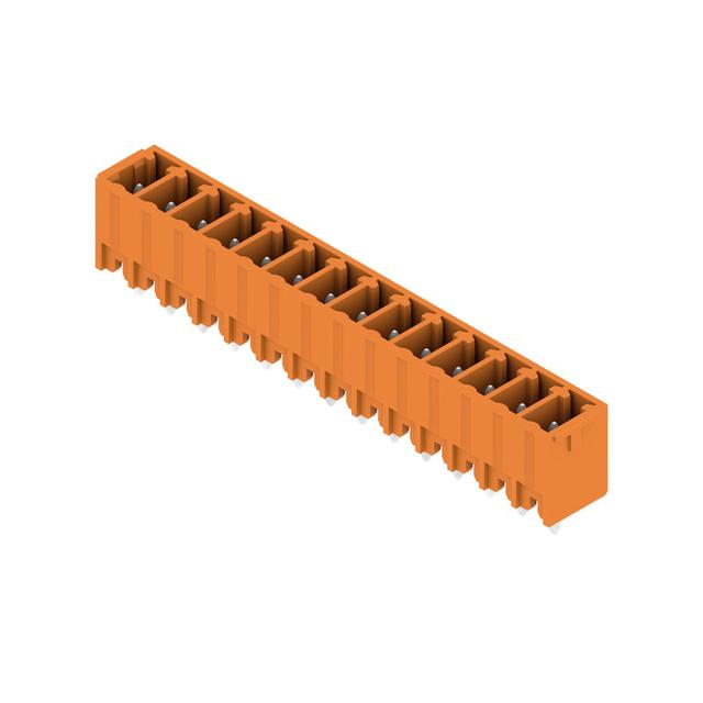 SC 3.81/14/180G 3.2SN OR BX Wtyki PCB (złącza płyty), 3.81 mm, Liczba biegunów: 14, kąt odejścia: 180° /50szt./ 1942960000 WEIDMÜLLER