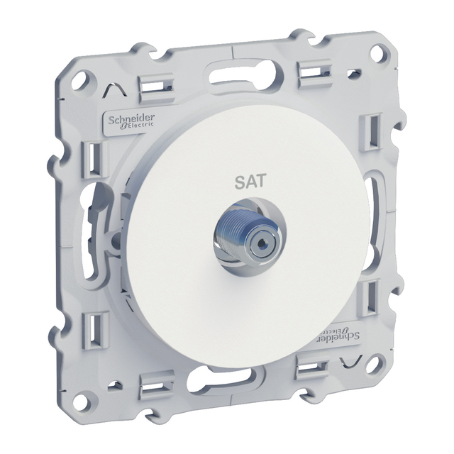 Odace, gniazdo SAT, DIY, biały