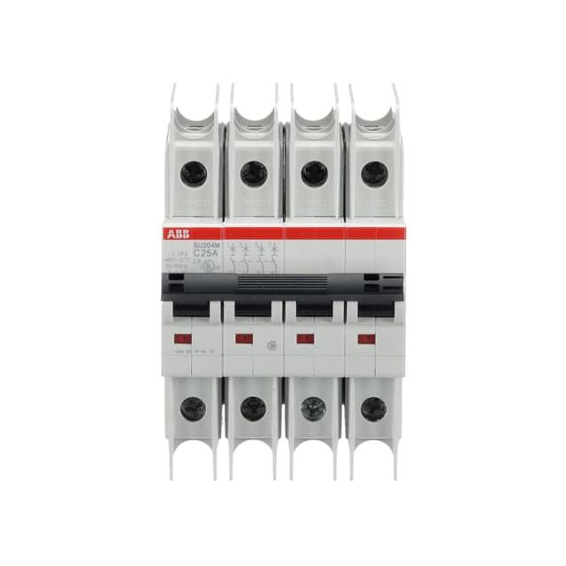 SU204M-C25 Wyłącznik nadprądowy 10kA 4P C25A 2CDS274337R0254 ABB