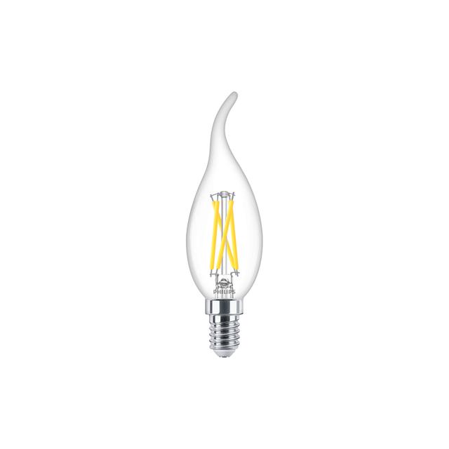 Żarówka LED świeczka 2,5W=25W 340lm 2700K 2,5-25W E14 BA35 5 lat gw. PHILIPS