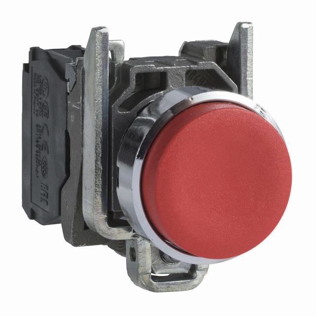 Harmony XB4 Przycisk wystający czerwony metalowy XB4BL42 Schneider