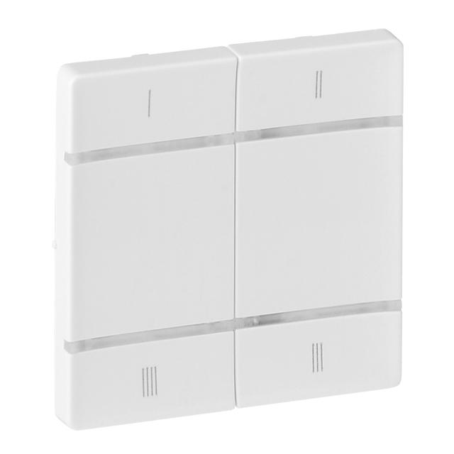 MH:PLAK ŁĄCZ SCEN RF Z/B BIAŁA, Legrand