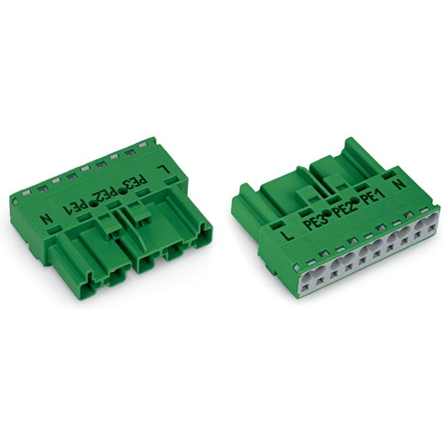 WINSTA wtyk 5-torowy zielony kodowanie Q