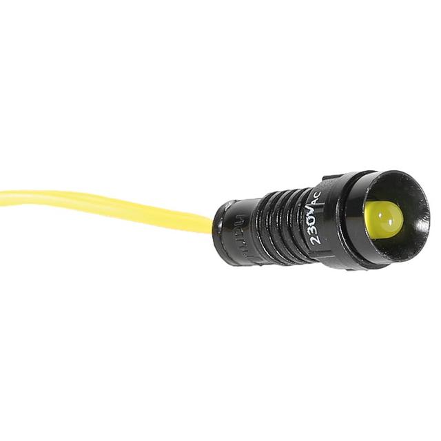 Lampka sygnalizacyjna LED D=5mm żółta 230V AC LS LED 5 Y 230AC 004770806 ETI