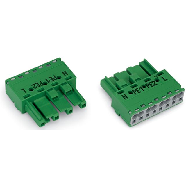 WINSTA gniazdo 4-torowe zielone kodowanie Q