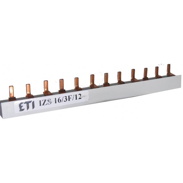 Szyna łączeniowa sztyftowa 3P 100A 16mm2 (12 mod.) IZS16/3F/12/V (0,32) 002921122 ETI