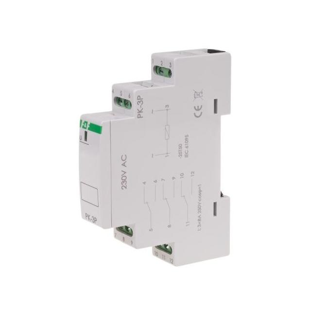 Przekaźnik elektromagnetyczny PK-3P 110V PK-3P-110V F&F