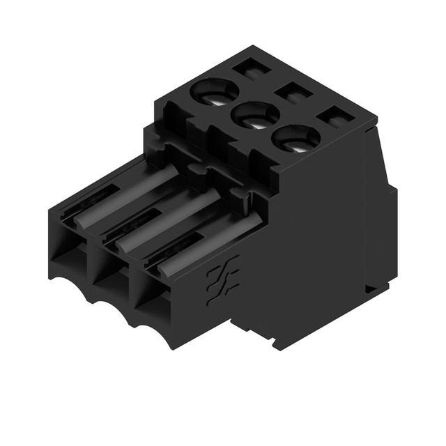 BL 3.50/03/180 SN BK BX Wtyk PCB (złącze wiązki), 3.50 mm, Liczba biegunów: 3, Przyłącze z jarzmem /174szt./ 1615680000 WEIDMÜLLER