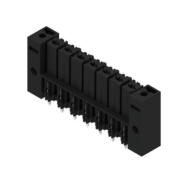BVL 7.62HP/07/180SFI 3.5SN BK BX Wtyki PCB (złącza płyty), 7.62 mm, Liczba biegunów: 7, kąt odejścia: 180° /50szt./ 1928910000 WEIDMÜLLER