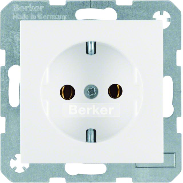 BERKER S.1/B.3/B.7 Gniazdo SCHUKO z uziemieniem biały 47431909 HAGER