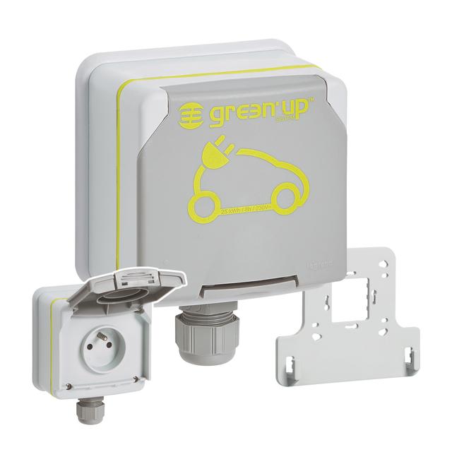 Green:Gniazdo 2P+Z Plexo 090471 LEGRAND