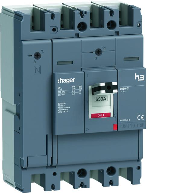 MCCB Rozłącznik mocy h3 x630 4x630A HCJ631AR HAGER