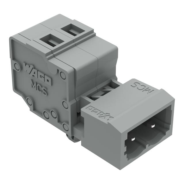 MCS-MIDI Classic wtyk 2-bieg. szary raster 5 mm /100szt./ WAGO