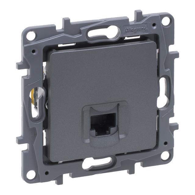 Niloe Selection - Gniazdo Rj 45 Kat. 6 Utp Stal 762373 LEGRAND
