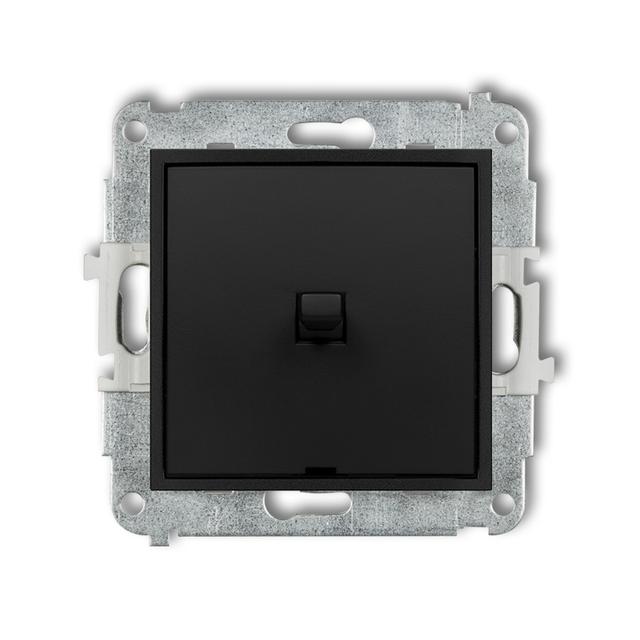 MINI Mechanizm łącznika jednobiegunowego w stylu amerykańskim czarny mat