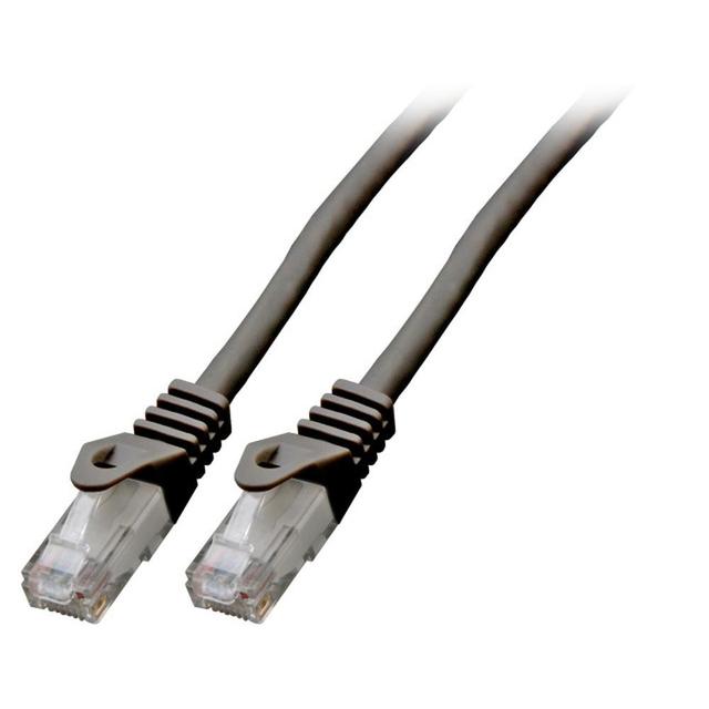 Patchcord RJ45 U/UTP kat. 6 LSZH CCA czarny 2m