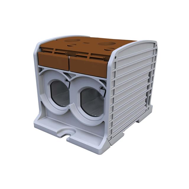 STB 300-2 Złączka szynowa gwintowa Al/Cu 87920 SIMBLOCK brązowy