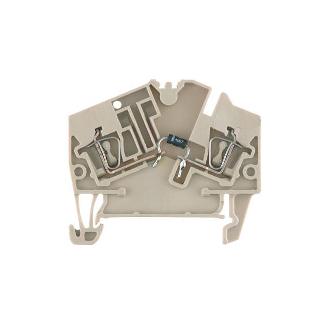 ZDU 2.5-2/D- Złączki szynowe z elementami elektronicznymi /20szt./ WEIDMULLER