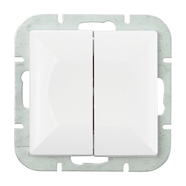 Łącznik roletowy podtynkowy Pearl, 10A, 250V, WP-10P, biały