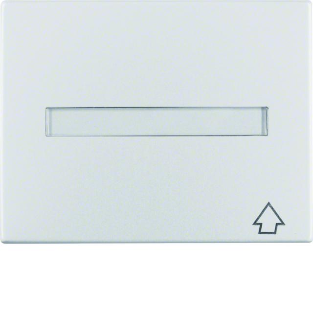 BERKER K.5 Pierścień adaptacyjny z pokrywą i polem adaptacyjnym aluminium 11547103 HAGER